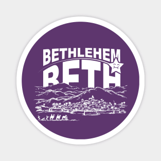 Bethlehem Beth White Magnet